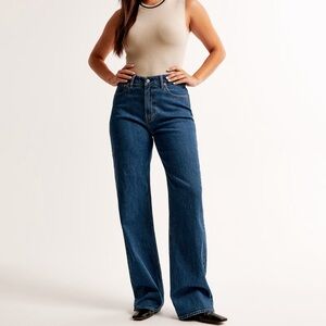 Abercrombie & Fitch Women’s High Rise Jean-Curve Love High Rise 90s Relaxed Jean
